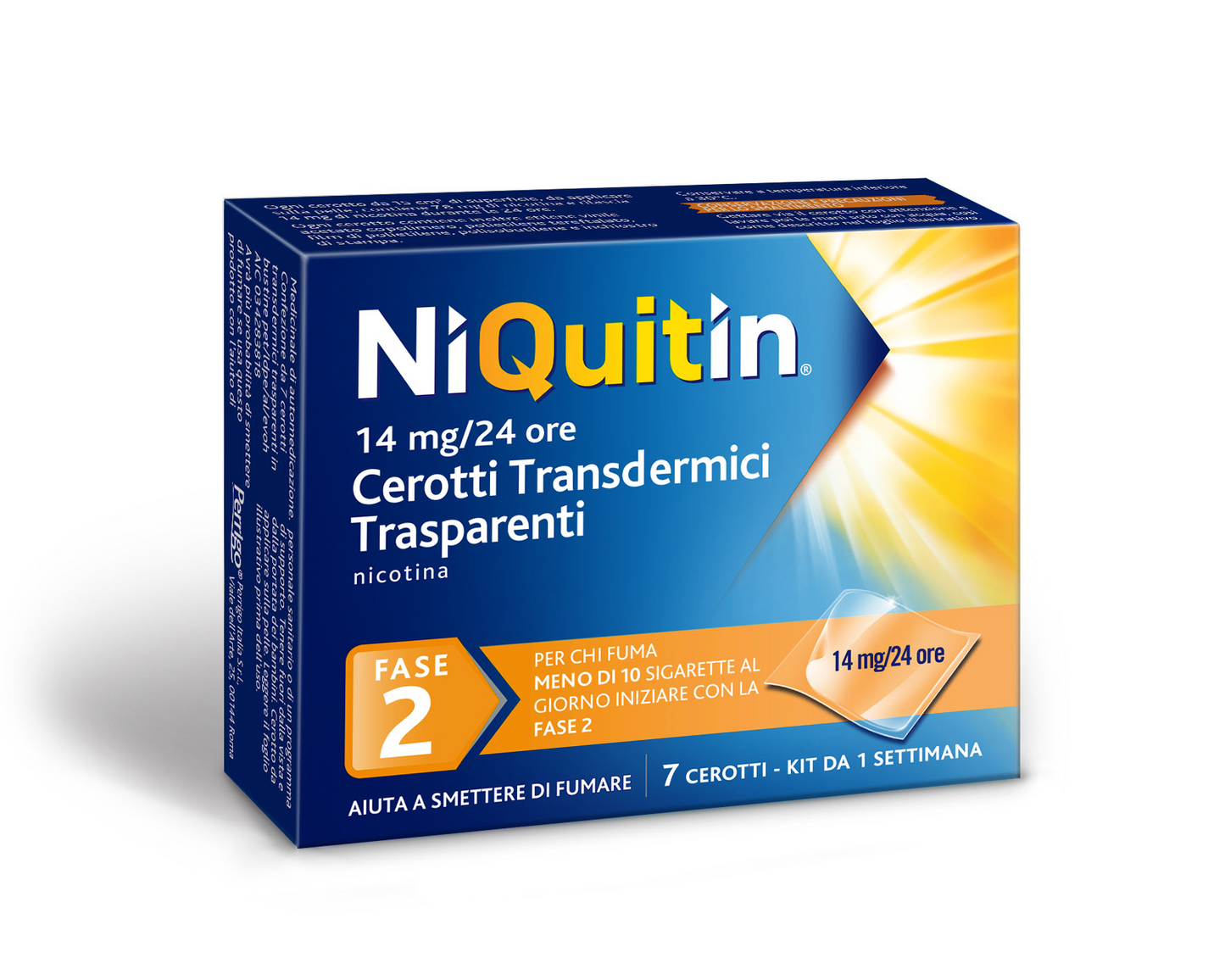 NIQUITIN*7 cerotti transd 14 mg/die