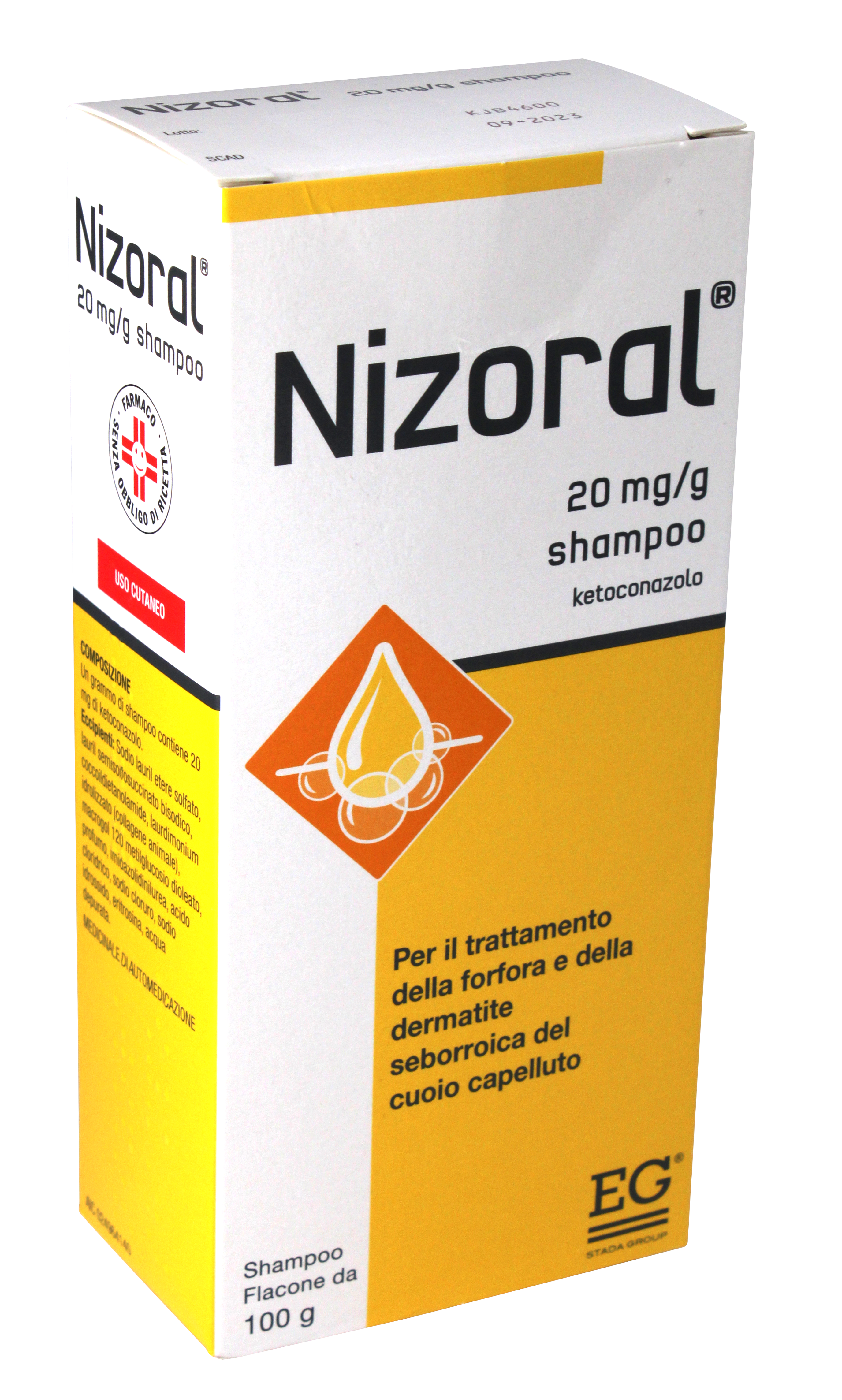 NIZORAL 20 MG/G SHAMPOO