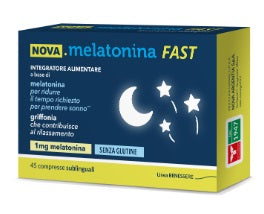 NOVA MELATONINA FAST 45 COMPRESSE 1MG DI MELATONINA - NOVA MELATONINA FAST 45 COMPRESSE 1MG DI MELATONINA