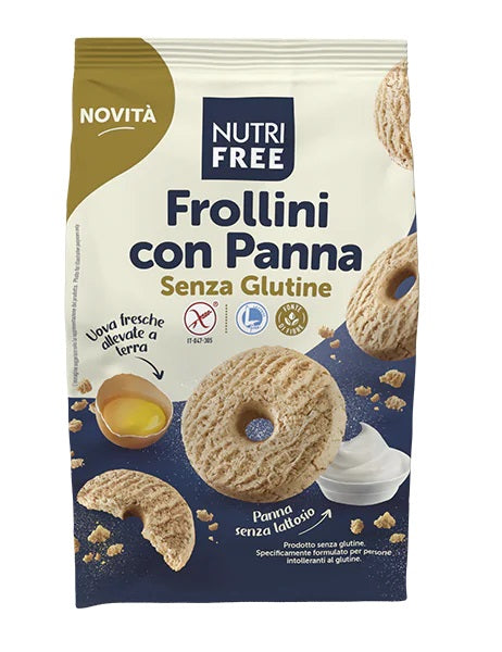 NUTRIFREE FROLLINI COM PANNA 250 G - NUTRIFREE FROLLINI COM PANNA 250 G