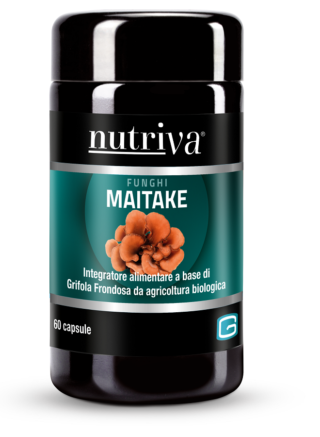 NUTRIVA MAITAKE 60 VEGICAPSULE - NUTRIVA MAITAKE 60 VEGICAPSULE