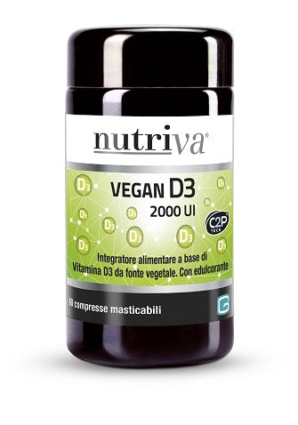 NUTRIVA VEGAN D3 60 COMPRESSE 2000 UI - NUTRIVA VEGAN D3 60 COMPRESSE 2000 UI