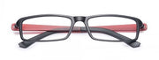 OCCHIALE DA LETTURA PREMONTATO TWINS SILVER LIGHT NERO/ROSSO+2,50