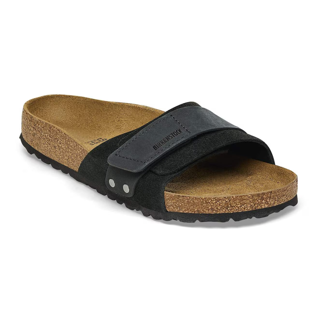 CALZATURA BIRKENSTOCK OITA BLACK SUEDE LEATHER/NUBUCK PIANELLE PELLE 39 1 PAIO