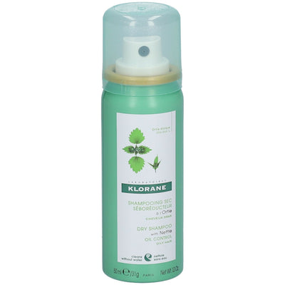 KLORANE Shampoo Secco Ortica 50ml Ideale per capelli grassi