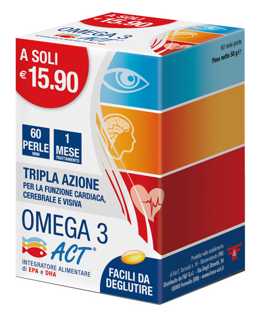 OMEGA 3 ACT 540MG 60 PERLE MINI - OMEGA 3 ACT 540MG 60 PERLE MINI
