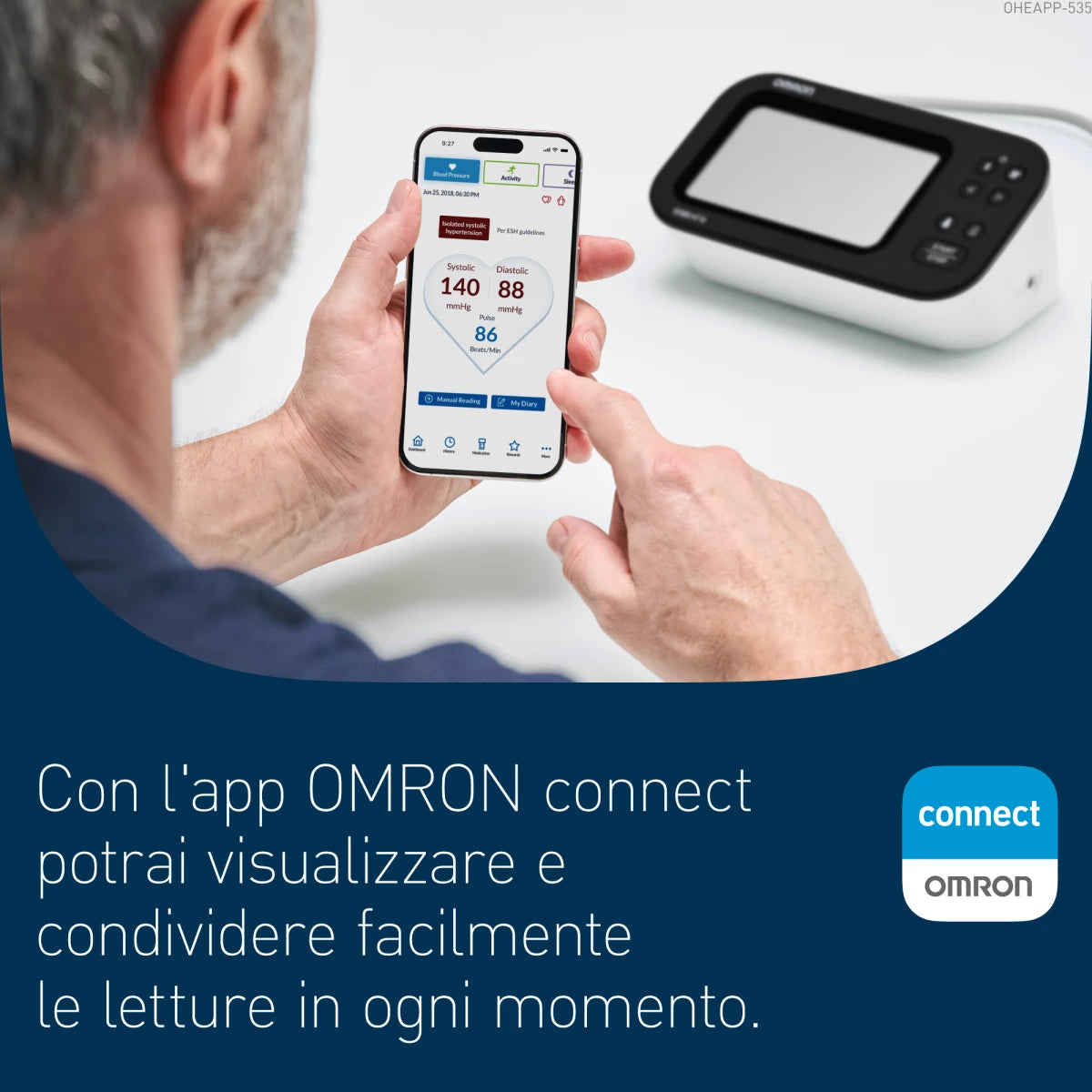 NUOVO Omron M7 Misuratore di Pressione Intelli IT AFib HEM-7380T1-EBK - NUOVO Omron M7 Misuratore di Pressione Intelli IT AFib HEM-7380T1-EBK