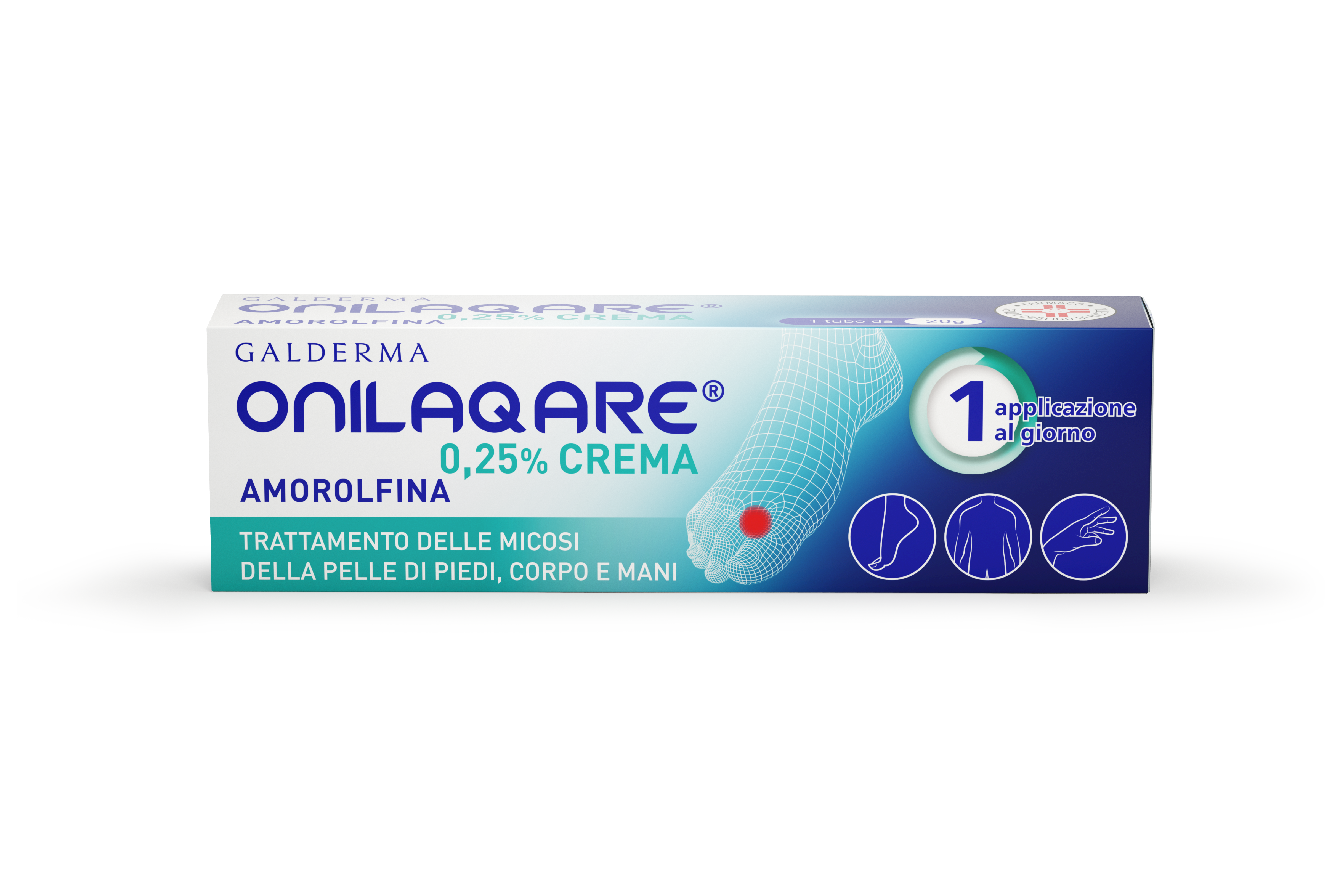ONILAQARE*crema derm 20 g 0,25%