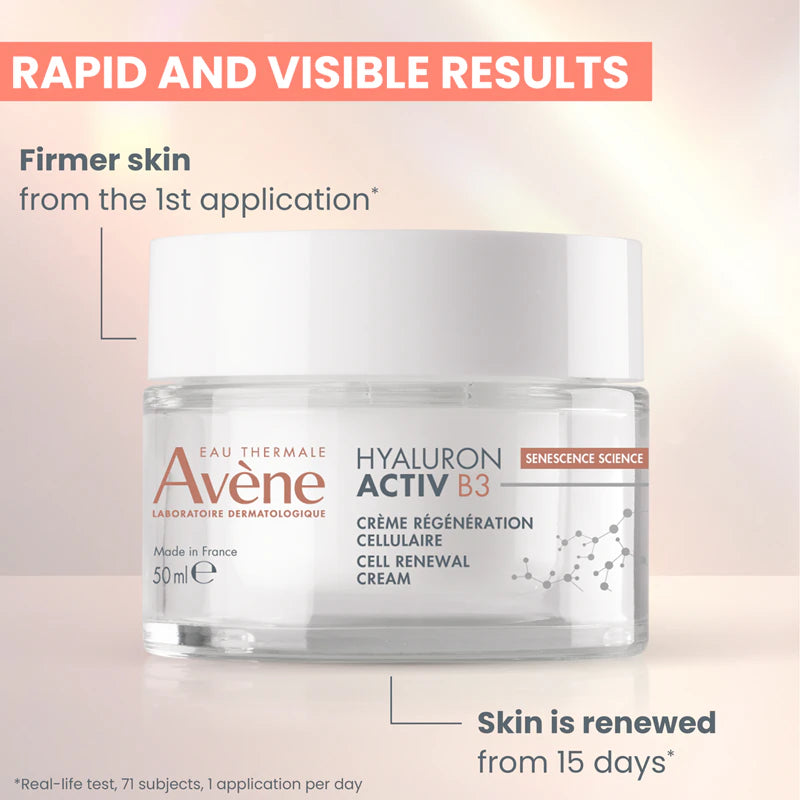 Avene Hyaluron Activ B3 Aqua Gel Crema Rigenerazione Cellulare Ricarica 50 ml