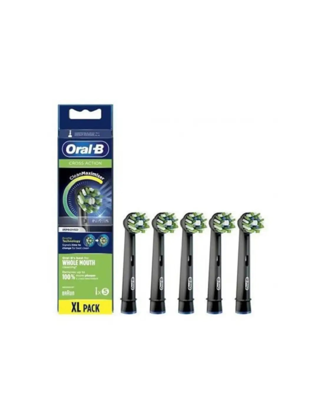 ORALB POWER REFILL EB50 CROSSACTION BK 5 PEZZI