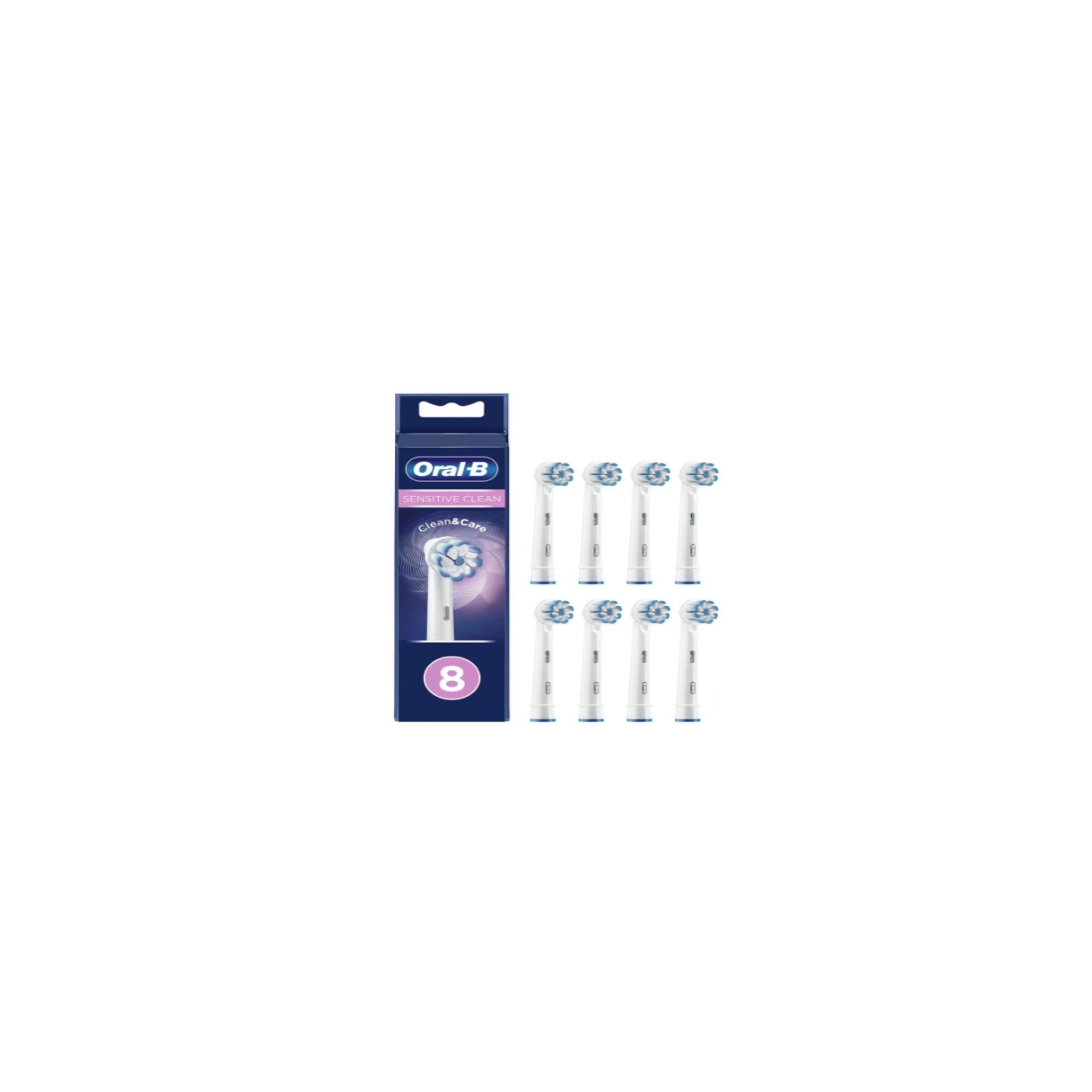 OralB Power Refill EB60 Sensitive Clean 8 Testine - OralB Power Refill EB60 Sensitive Clean 8 Testine