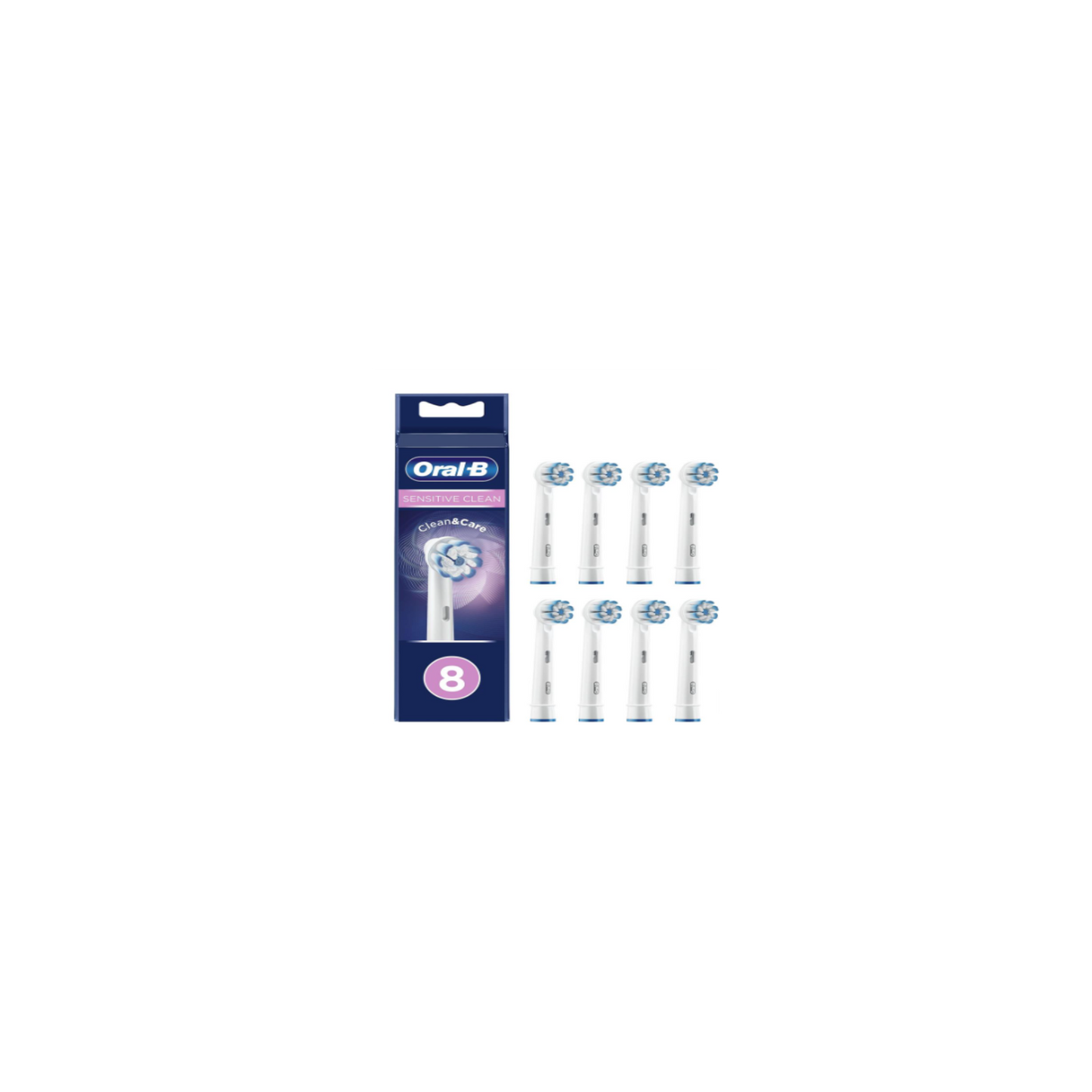OralB Power Refill EB60 Sensitive Clean 8 Testine