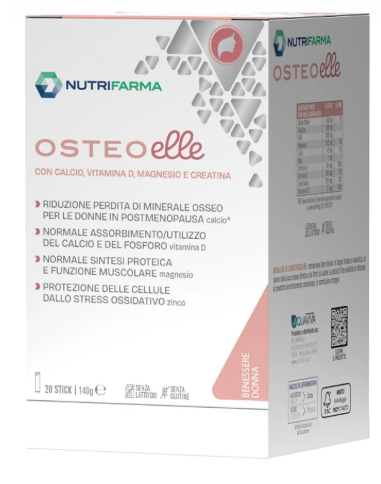OSTEOELLE 20 STICK SENZA GLUTINE E LATTOSIO