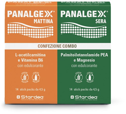 PANALGEXX MATTINA 14 STICKPACK + PANALGEXX SERA 14 STICKPACKCONFEZIONE COMBO