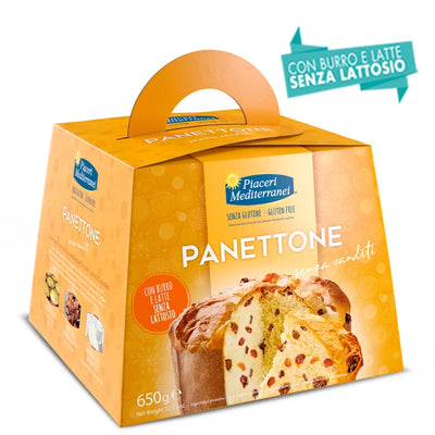 PIACERI MEDITERRANEI PANETTONE SENZA CANDITI 650 G