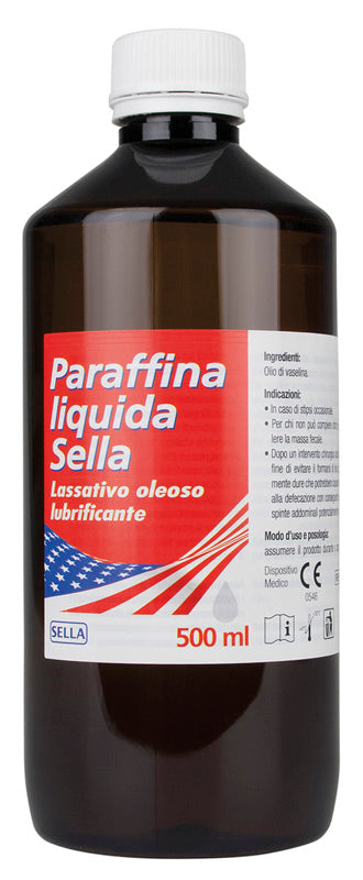 PARAFFINA LIQUIDA MD LASSATIVO 500 ML SELLA - PARAFFINA LIQUIDA MD LASSATIVO 500 ML SELLA