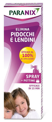 PARANIX SPRAY TRATTAMENTO ANTIPEDICULOSI 100 ML + PETTINE REGOLAMENTO MDR