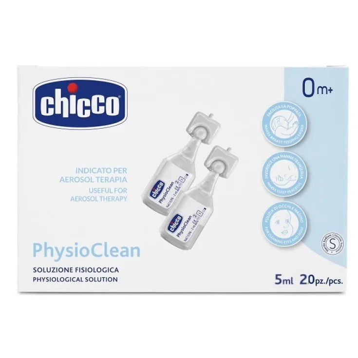 SOLUZIONE SALINA ISOTONICA PHYSIOCLEAN 20 PEZZI DA 5 ML