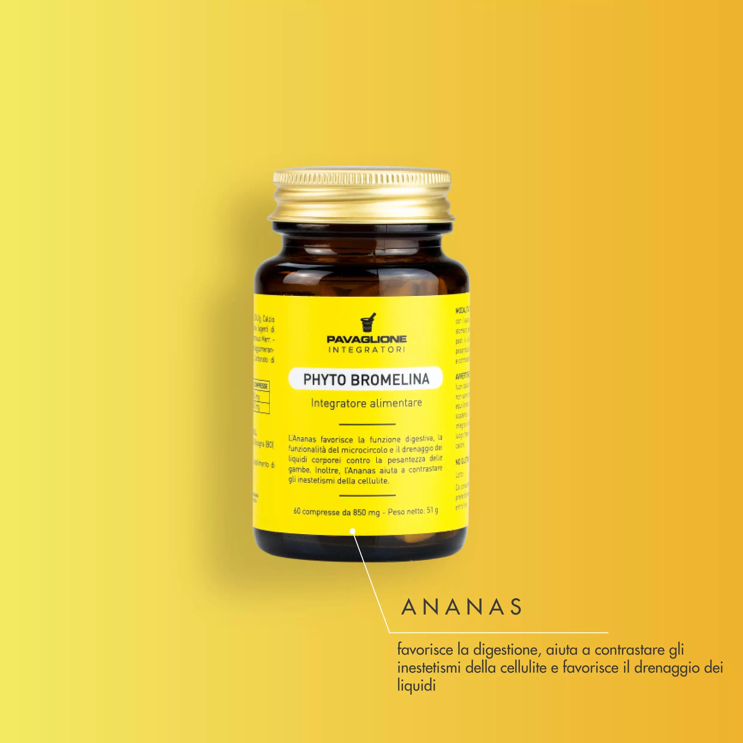 Phyto Bromelina 60cpr - Lab.Pavaglione - Phyto Bromelina 60cpr - Lab.Pavaglione