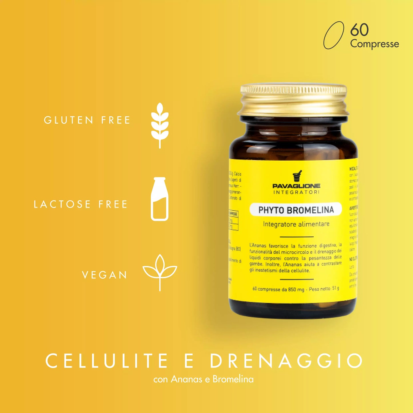 Phyto Bromelina 60cpr - Lab.Pavaglione
