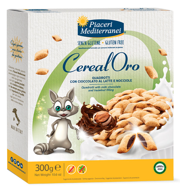 PIACERI MEDITERRANEI CEREALORO QUADROTTI 300 G - PIACERI MEDITERRANEI CEREALORO QUADROTTI 300 G
