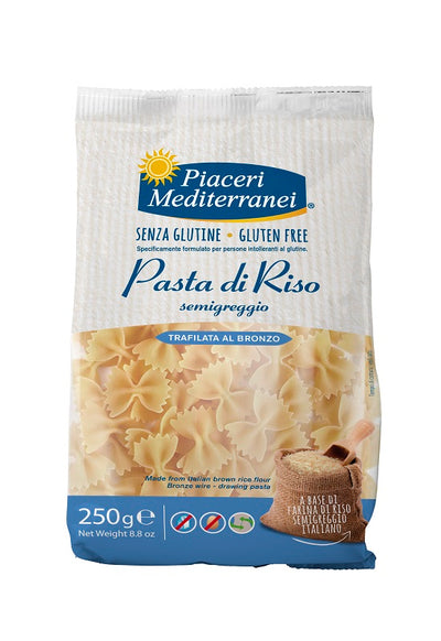 PIACERI MEDITERRANEI PASTA RISO FARFALLE 250 G