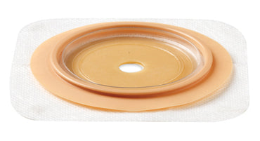 PLACCA NATURA+ PIANA RITAGLIABILE IN IDROCOLLOIDE STOMAHESIVE E CEROTTO POROSO FLANGIA 45 MM 5 PEZZI