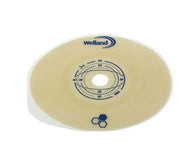 PLACCA PIANA RITAGLIABILE AURUM2 URO PER UROSTOMIA DIAMETRO13-40 MM FLANGIA 45 MM 5 PEZZI