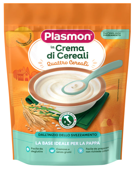 PLASMON CEREALI CREMA AI 4 CEREALI 200 G - PLASMON CEREALI CREMA AI 4 CEREALI 200 G
