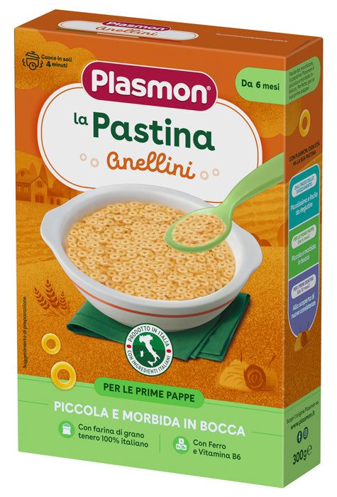 PLASMON PASTA ANELLINI 300 G - PLASMON PASTA ANELLINI 300 G