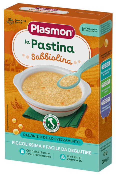 PLASMON PASTA SABBIOLINA 300 G - PLASMON PASTA SABBIOLINA 300 G