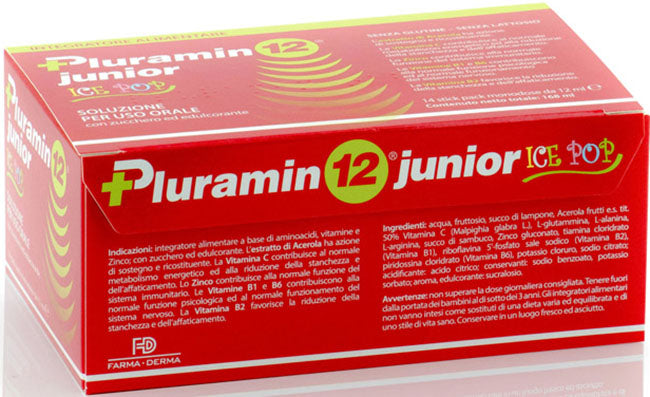 PLURAMIN12 JUNIOR 14 STICK PACK 12 ML - PLURAMIN12 JUNIOR 14 STICK PACK 12 ML