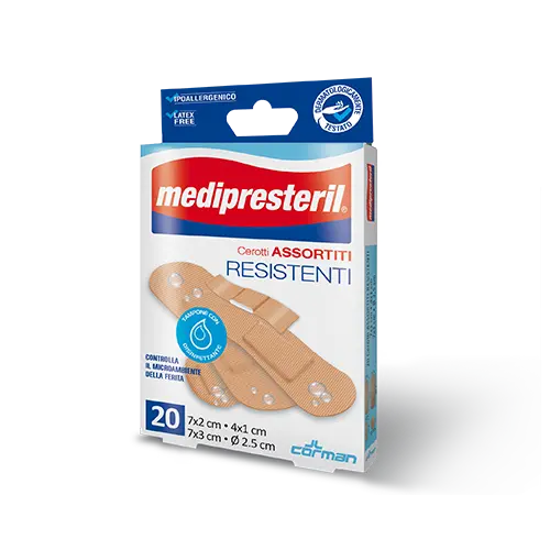 Medipresteril Cerotti Resistenti Assortiti 4 Formati 20 Pezzi