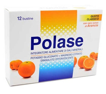 POLASE ARANCIA 12 BUSTINE EFFERVESCENTI - POLASE ARANCIA 12 BUSTINE EFFERVESCENTI