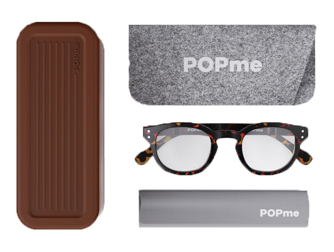 POPME GLASSES TORTOISE +1 - POPME GLASSES TORTOISE +1