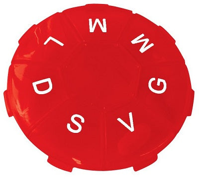 PORTA PILLOLE SETT TONDO - PORTA PILLOLE SETT TONDO