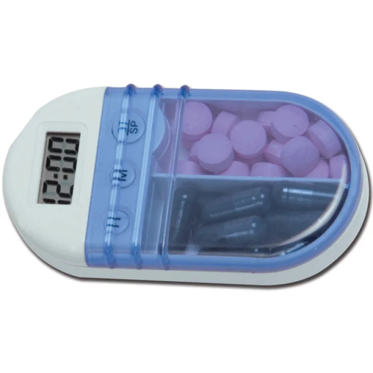 Portapillole Tascabile Con Timer Med's 1 Pezzo