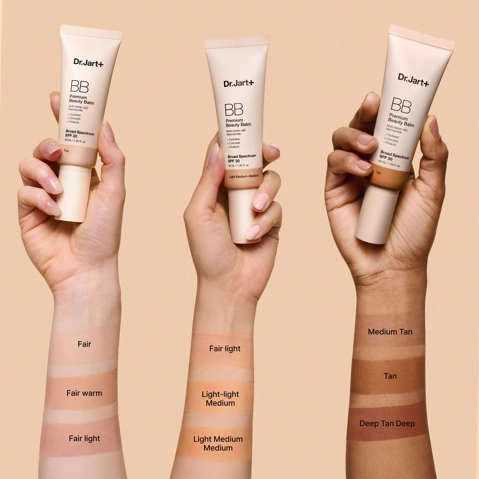 Dr. Jart+ BB Premium Beauty Balm Medium Tan SPF50+ 40 ml