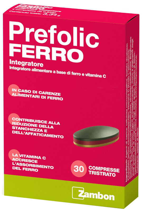 Prefolic Ferro 30 Compresse - Prefolic Ferro 30 Compresse