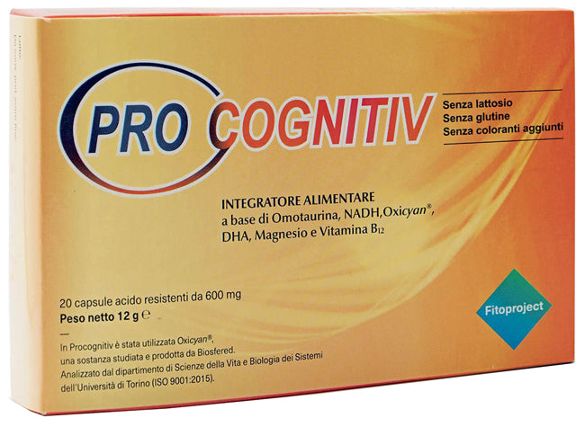 PROCOGNITIV 20 CAPSULE 12 G - PROCOGNITIV 20 CAPSULE 12 G
