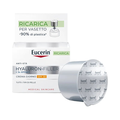 Eucerin Hyaluron-filler + 3x Effect Crema Giorno Spf30 Ricarica 50ml