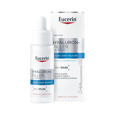 Eucerin Hyaluron-filler + 3x Effect Siero Anti-rughe 30ml