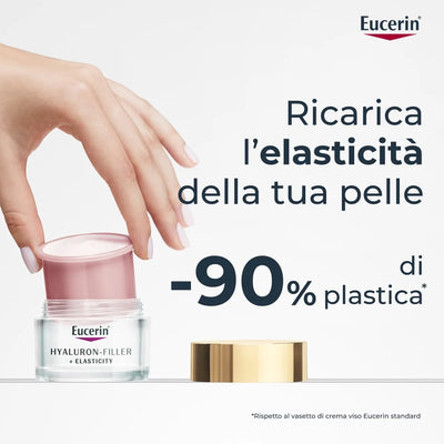 Eucerin Hyaluron-filler + Elasticity Crema Giorno Rosè Spf30 Ricarica 50ml