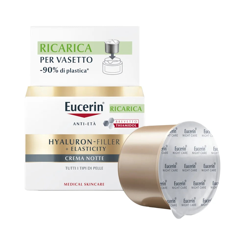 Eucerin Hyaluron-filler+ Elasticity Crema Notte Ricarica 50ml