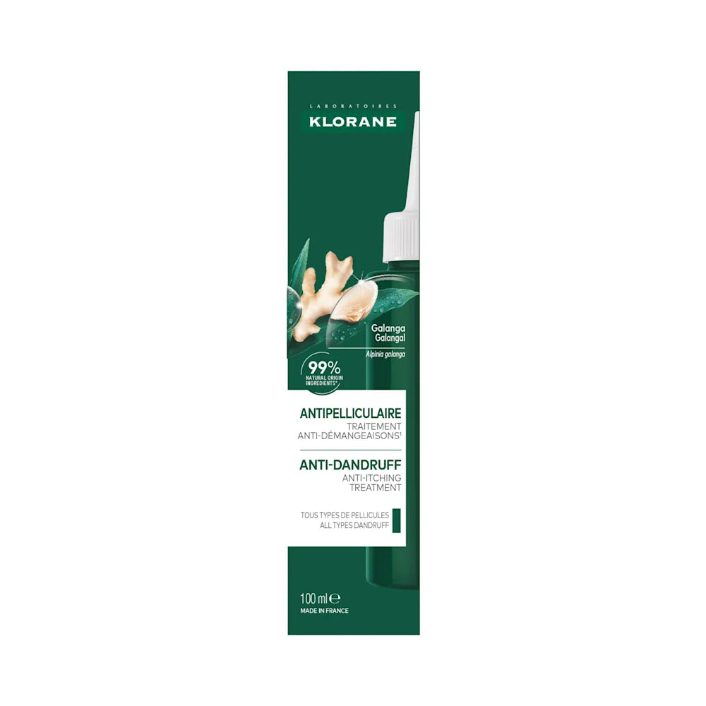 Klorane Anti-forfora Trattamento Contro La Sensazione Di Prurito Alla Galanga Forfora Secca E Grassa 100ml