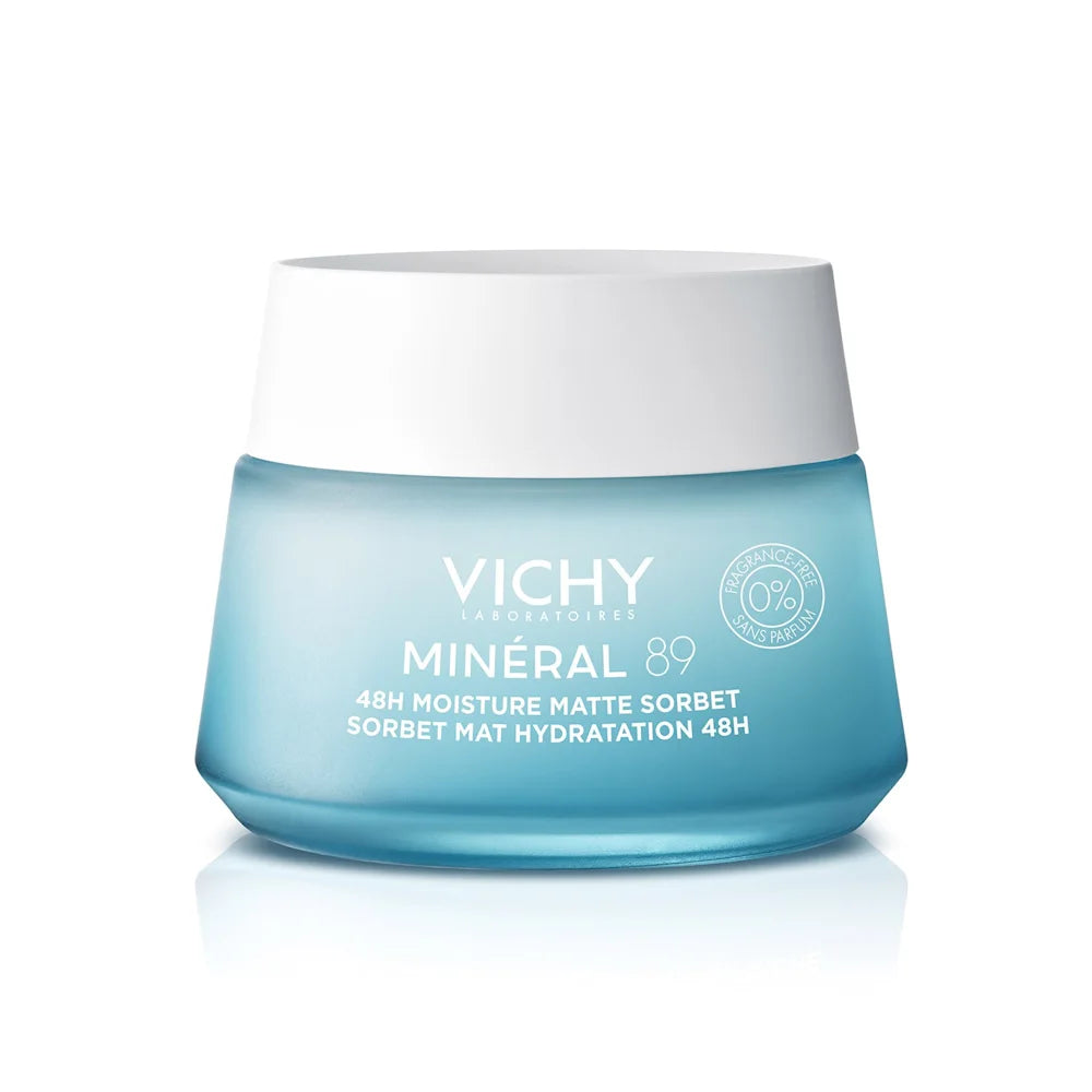 Vichy Minéral 89 Gel Sorbetto Idratante Effetto Mat 48h 50ml - Vichy Minéral 89 Gel Sorbetto Idratante Effetto Mat 48h 50ml
