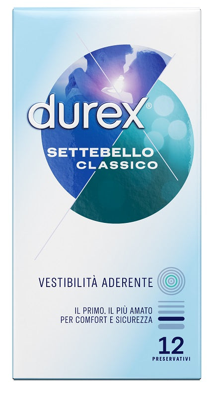 Durex Settebello Classico 12 Preservativi - Durex Settebello Classico 12 Preservativi