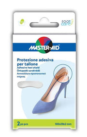 PROTEZIONE ADESIVA MASTER-AID FOOTCARE TRASPARENTE TALLONE 2PEZZI A4