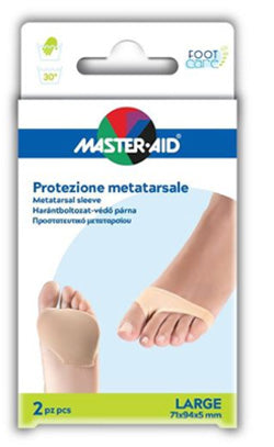 PROTEZIONE IN GEL E TESSUTO MASTER-AID FOOTCARE PER METATARSO LARGE 2 PEZZI G3 - PROTEZIONE IN GEL E TESSUTO MASTER-AID FOOTCARE PER METATARSO LARGE 2 PEZZI G3