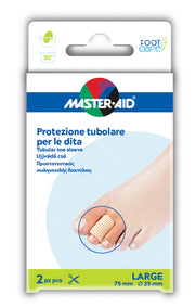 PROTEZIONE TUBOLARE IN GEL MASTER-AID FOOTCARE ELASTICIZZATOLARGE 7,5 CM 20 MM 2 PEZZI C5